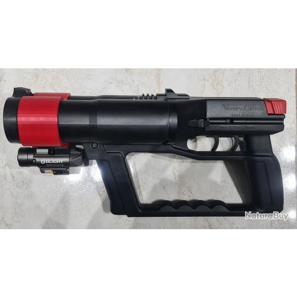 Rail picatinny weaver 21mm pour FlashBall, Flash Ball Verney Carron