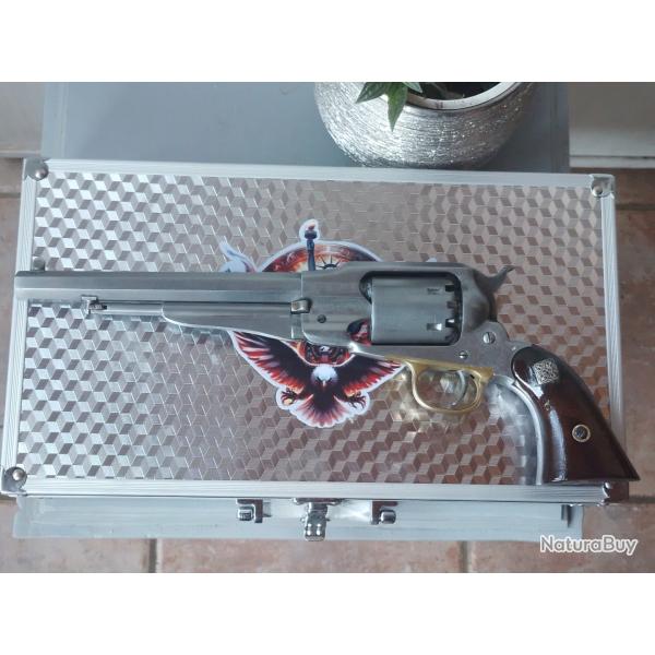revolver 1858 remington cal 44 uberti poudre noire antique