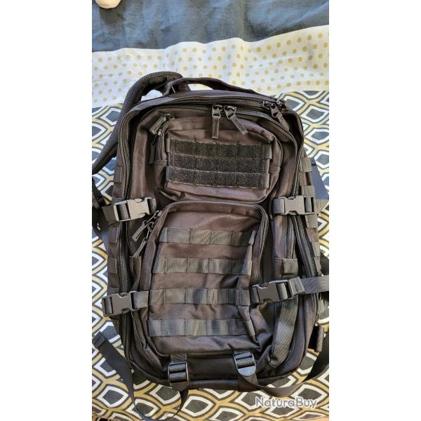 Sac � Dos Tactique/Militaire Noir environ 40 L - Id�al Randonn�e/Airsoft/Voyage - 30�