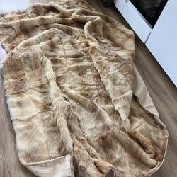 Dessus de lit peau de renard