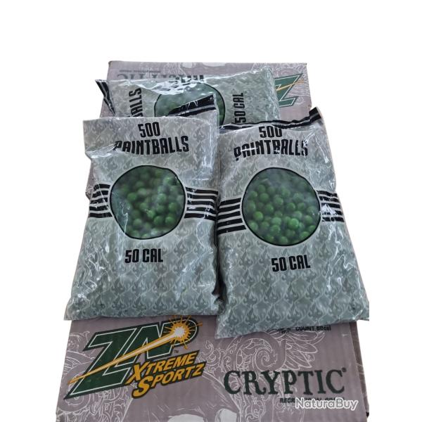Billes Paintball Gi Zap Cryptic cal 50 x4000