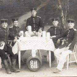 CPA -Photo Groupe Soldats Allemands - N&deg;4385