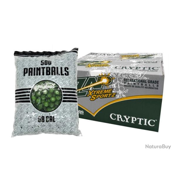 Billes Paintball Gi Zap Cryptic cal 68 au sachet
