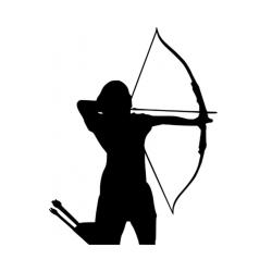 Autocollants Arctec Archery compound Noir Homme