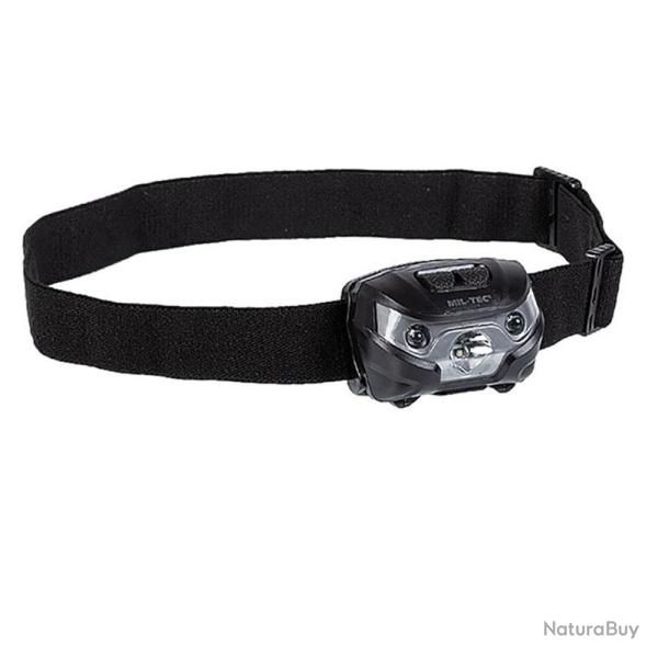 Lampe frontale Mil-Tec� (CREE XPE) noire