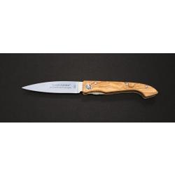Couteau pliant Compostelle - Voie d'Arles en Olivier 125 mm - Claude Dozorme