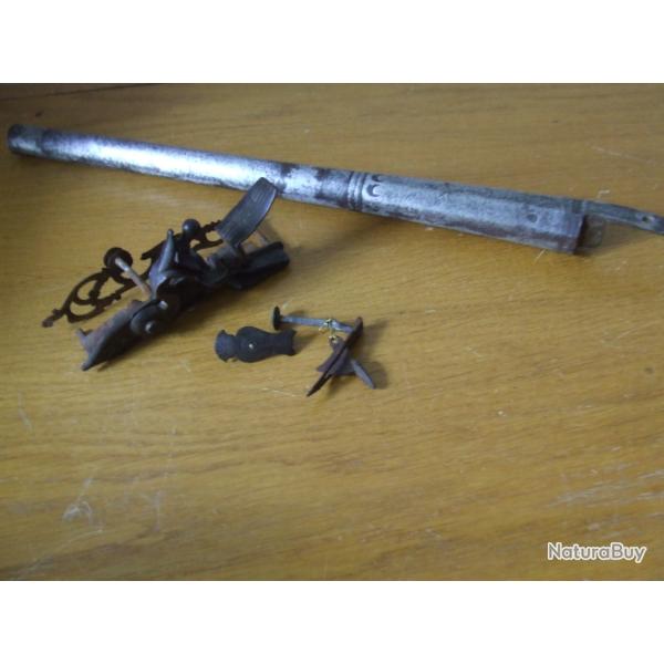 PIECES ANCIEN PISTOLET A SILEX XVIII �me