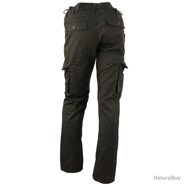 Pantalon Basic polyester coton noir 36 � 60