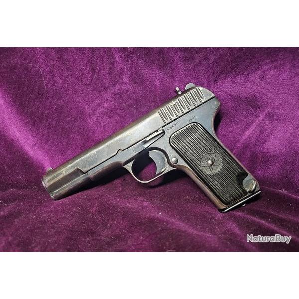 Pistolet TOKAREV, TT33, calibre 7,62x25, anne 1935, Catgorie B