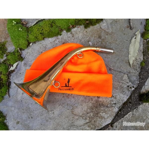 Ide Cadeau...Belle TROMPE  MILLIENS  pavillon ... 33 cm + Bonnet Percussion.