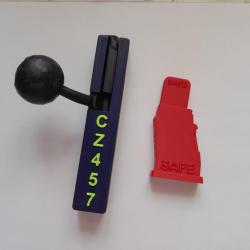 Etui de culasse pour CZ 457 + drapeau de tir