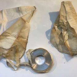 Bande de brouillage aluminium, dans son jus avec 2 parachutes