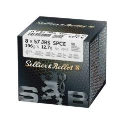 SELLIER BELLOT Balles de chasse Spce - par boite de 50  8 x 57 JRS   196Gr
