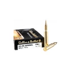 SELLIER BELLOT Balles de chasse Fmj - par boite de 20  30-06 SPRINGFIELD   180Gr