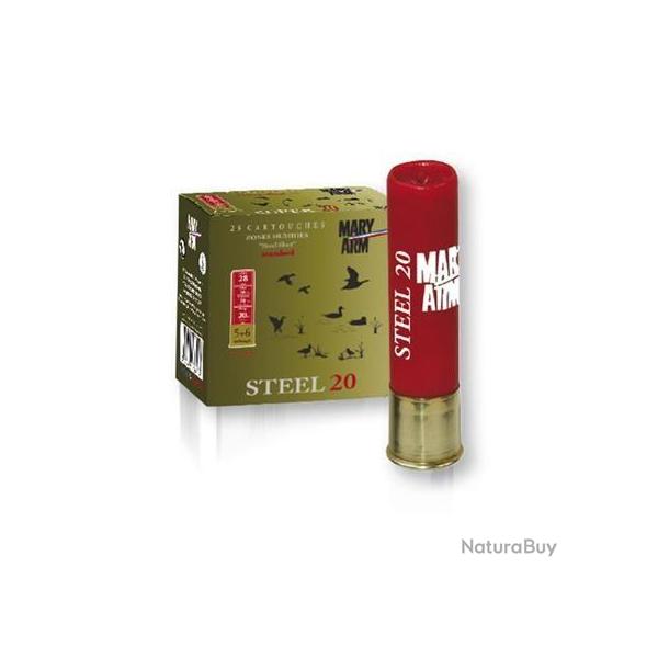 MARY ARM Cartouches de chasse Acier nickel 28 - par boite de 25  28  / 70  20g