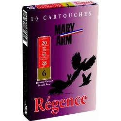MARY ARM Cartouches de chasse Regence - par boite de 10  20  / 70  28g - 12