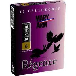 MARY ARM Cartouches de chasse Regence - par boite de 10  16  / 67  30g - 6