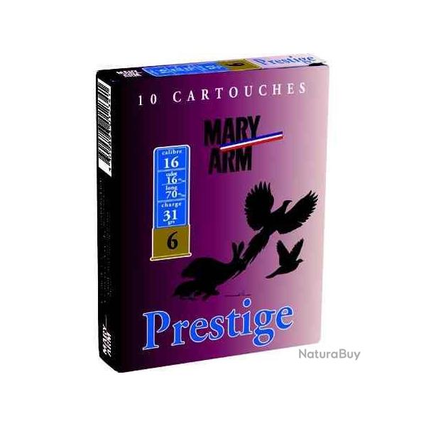 MARY ARM Cartouches de chasse Prestige - par boite de 10  16  / 70  31g - 1
