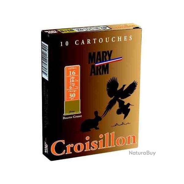 MARY ARM Cartouches de chasse Croisillon - par boite de 10  16  / 67  30g - 8