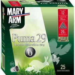 MARY ARM Cartouches de chasse Puma 29 - par boite de 25  12  / 70  29g - 7.5