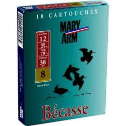 MARY ARM Cartouches de chasse Becasse par boite de 10 12 70 38g