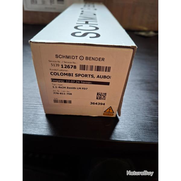 Lunette de battue schmidt et bender