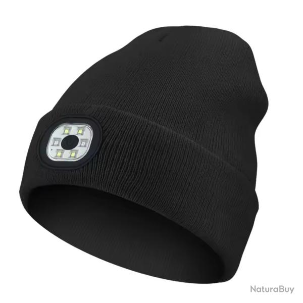 Bonnet Lampe frontale Led RECHARGEABLE, coloris au choix.....