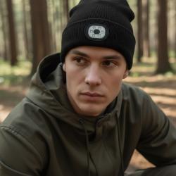 ENCHERE 1 EURO Bonnet Lampe frontale Led RECHARGEABLE, coloris au choix.....