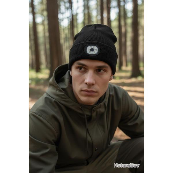 ENCHERE 1 EURO Bonnet Lampe frontale Led RECHARGEABLE, coloris au choix.....