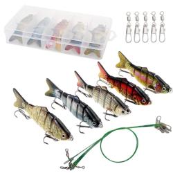 Leurres de pêche X5 multi-articulés .....ENCHERE