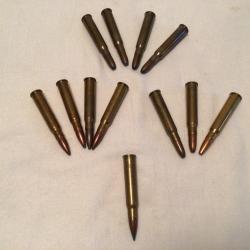 12 balles 8x57 jrs divers marques