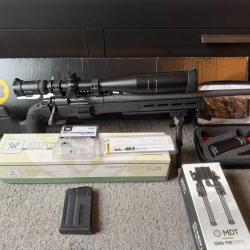 Bergara B14 Cal.308 Win+Vortex Viper+Châssis/Biped/Chargeur MDT+Silencieux Aimsport