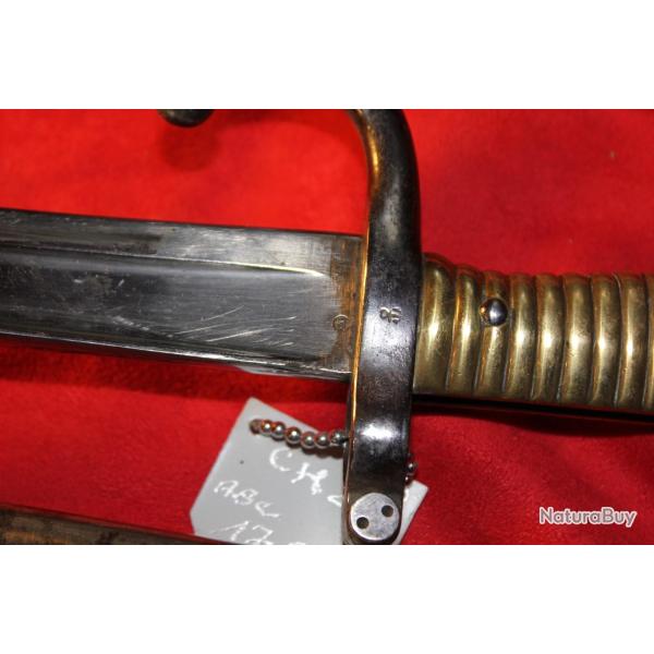 Baionnette  Chassepot marqu�e     " ANCRE DE MARINE  "