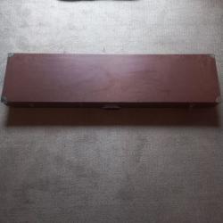 ancienne valise mallette pour fusil  sabre / épée  / arme longue