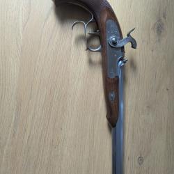 Pistolet lepage pedersoli percussion calibre 44