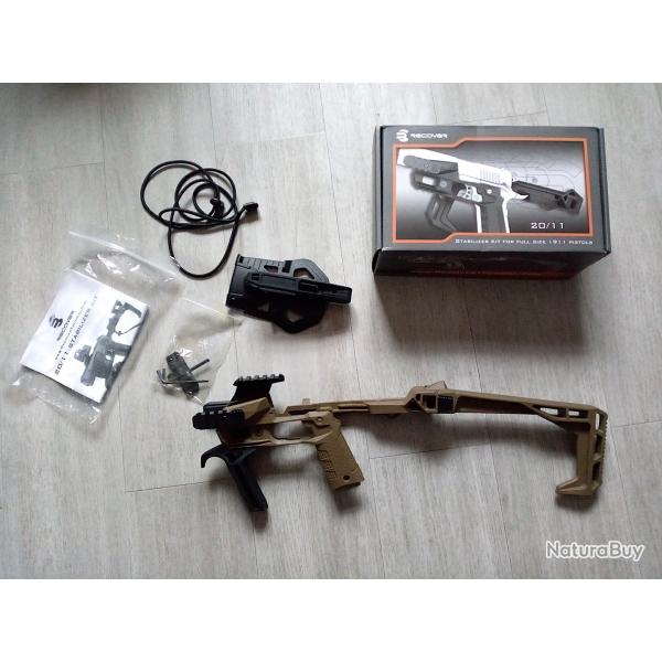 KIT STABILISATEUR RECOVER 20/11UR POUR 1911 - TAN .