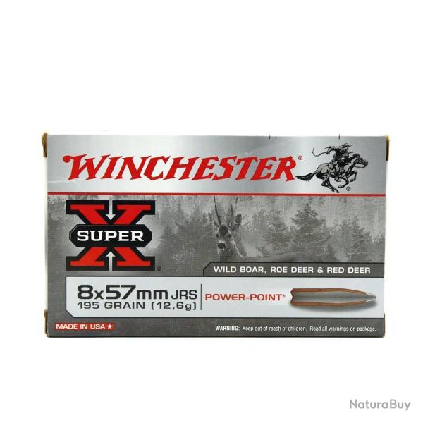 Black Friday ! Boite de 20 Balles Power-point Super X pointe molle plomb 8x57