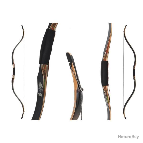 Arc horsebow Oak Ridge BLACK SADA 52 pouces 25 lbs Noir RH/LH 52 "