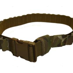 CARTOUCHIERE DE CEINTURE 30 TUBES MULTICAM POUR CARTOUCHES DE FUSIL CAL.12 - GRANDE CAPACITE