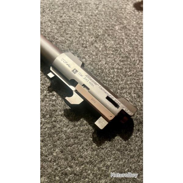 Canon 243 Win. neuf / Blaser K95 / Filet� sans organes