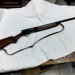 BROWNING AUTO 5 .SUPER ALLEGE. TRES RARE. CAL.12/70 CANON A BANDE VENTILEE chokes INTERCHANGEABLES