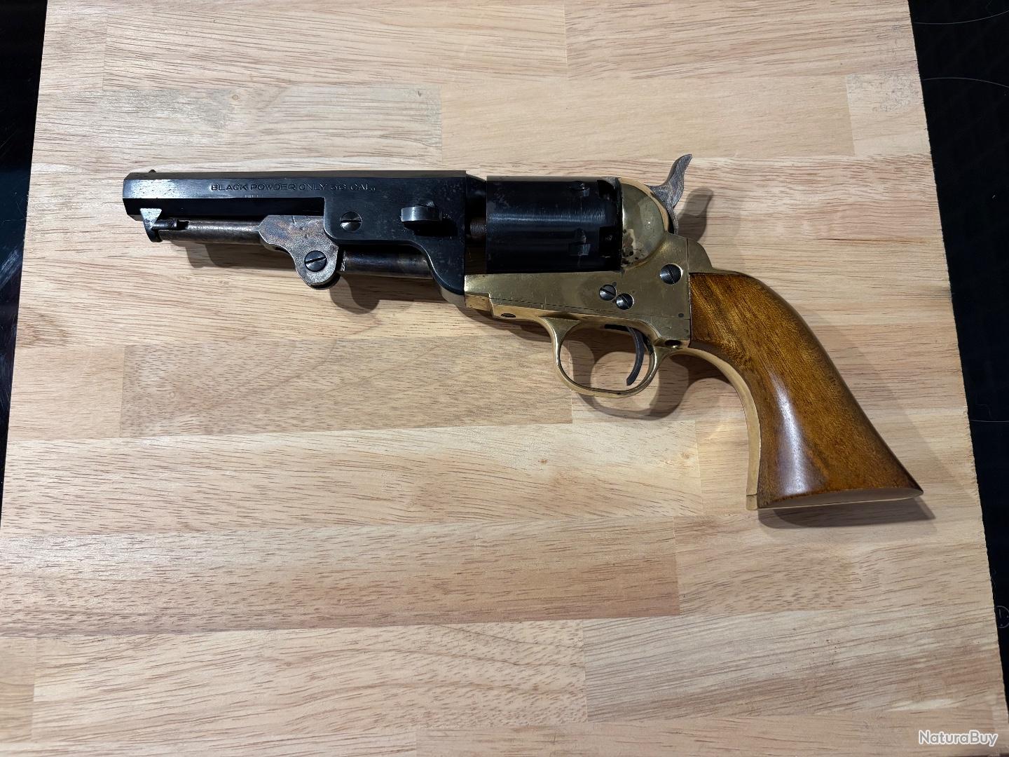 Étui En Cuir Western Hulara – Pour Colt, Uberti, Pietta – Poudre Noire, Ambidextre – NEUF