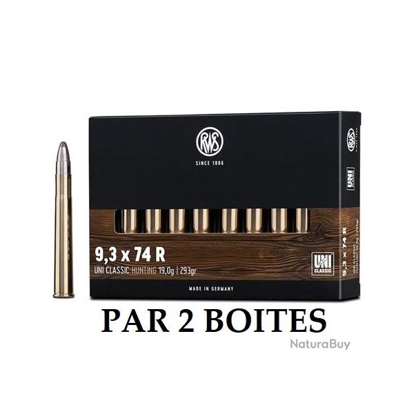 Vente Group�e! 40  Balles RWS  Uni 293gr cal 9,3x74R