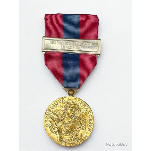 (18.016) M�daille de la D�fense Nationale - Bronze - Agrafe MAE