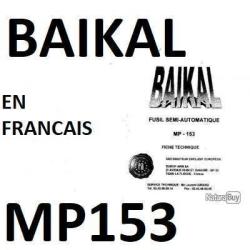 notice BAIKAL MP153 en FRANCAIS (envoi par mail) - VENDU PAR JEPERCUTE (m2605)