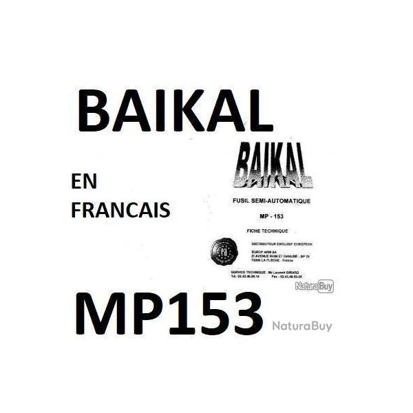 notice BAIKAL MP153 en FRANCAIS (envoi par mail) - VENDU PAR JEPERCUTE (m2605)