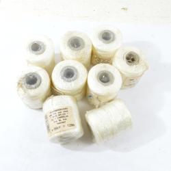 Lot 9 bobines de fil 100% Nylon 50gr / 120m. Bricolage camp scout camping survie jardinage