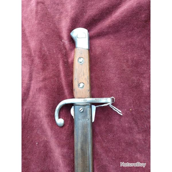 Rare sabre- bao.Mle.1889 de gendarmerie BELGE (version longue) T.B.E.