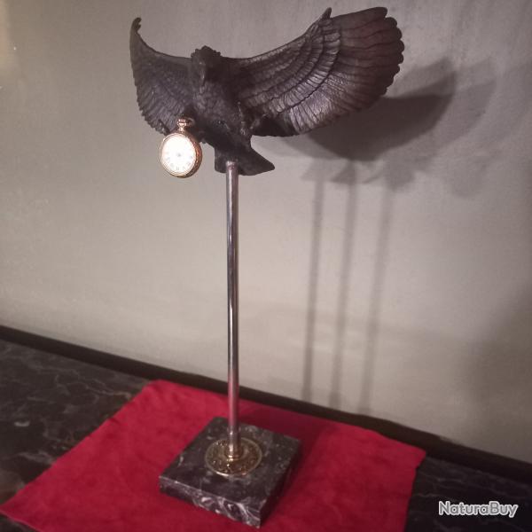 superbe porte gousset neo r�tro  en bronze et marbre