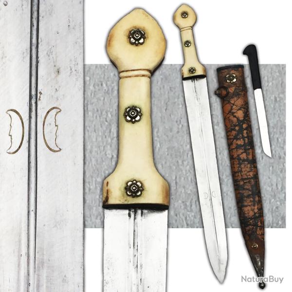 RARE & GRAND KINDJAL CAUCASIEN COSAQUE RUSSIE IMPRIALE NICOLAS II XIX ORIGINAL